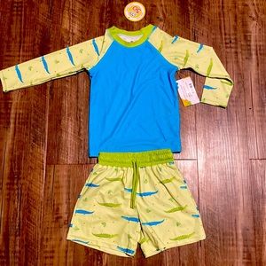 Charlie’s Project Kids 4T SwimSuit top and shorts